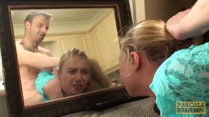 Roped subslut Ivey Passion predominated before lush facial cumshot