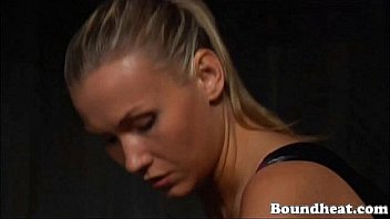 Victim tied up and whipped by ladies in spandex