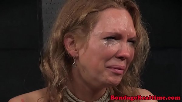 Bigtitted sadism & masochism sub with scars gets canned