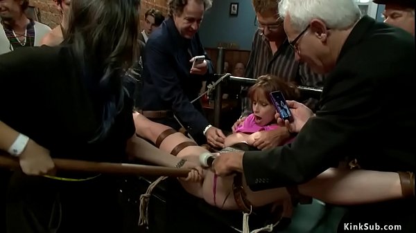 Buxomy marionette rough lesbo domination public banged