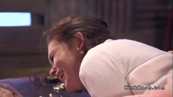 Sexy stunners in cable restrain bondage got assfucking together