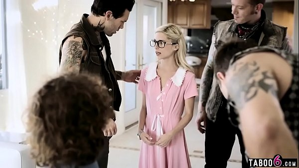 Guiltless teenage gf gang-fucked by d. dealers