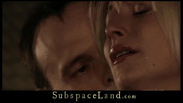 Sobbing blonde fucked under restrain bondage rules gulps popshot