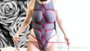 #2 [Self-Bondage] Leotard × Hisinawa Tied up/shironeko_aoi