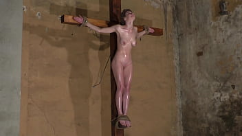 Crucified Young Woman