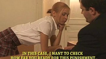 Sexy student blonde punished in bondage by her sadistic professor