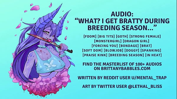 Audio: “What? I Get Bratty During Breeding Season…”