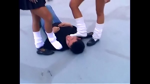 Dominant japanese schoolgirls bully classmates