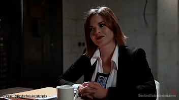 Big boobs brunette agent Krissy Lynn is investigating a missing person case and is captured by Xander Corvus and big cock anal fucked in bdsm