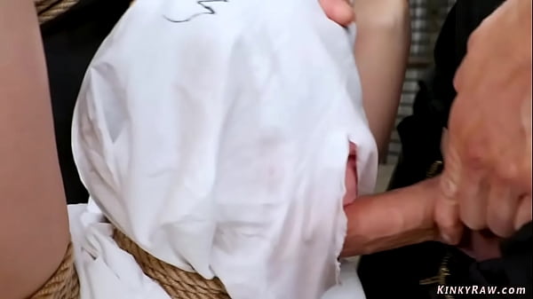 Busty bound slut dp banged