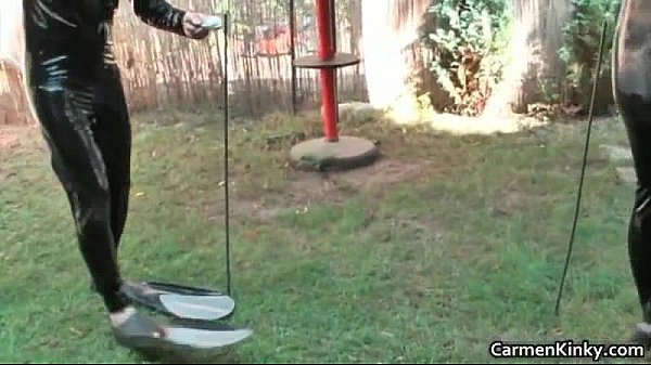 Sexy Carmen in hard-core bdsm action