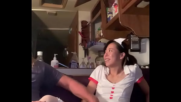 virgin production, spank asian nurse Dragon Cardi until she scream