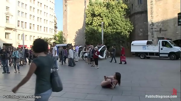 Little Spanish fucked in public places