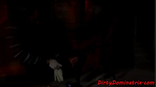 Stunning lezdom makes sub licks her pussy