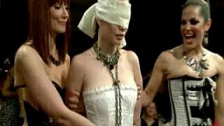 LIVE and PUBLIC ALL GIRL LESBIAN BDSM ORGY starring Justine Joli